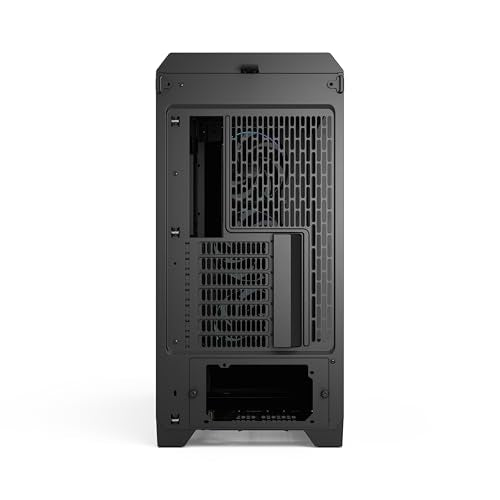 Fractal Design Meshify 3 XL Black RGB Tempered Glass Light Tint - High Airflow PC Gaming Case - Mesh Front Panel - Three ARGB Momentum 14 Gen 2 Fans Included - Spacious Interior - GPU up to 512mm