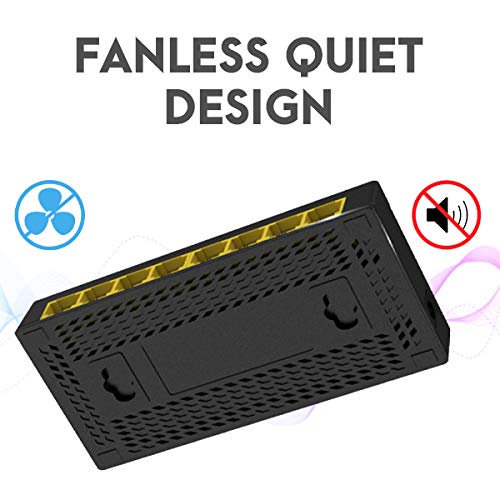 Netis ST3108GC 8 Port 10/100/1000Mbps Fast Gigabit Desktop Switch | Plug-and-Play and Effective Power Saving Technology Support Auto MDI/MDIX Function