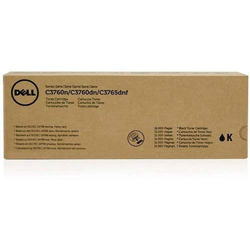 Dell Genuine W8D60 Extra High Yield Black Toner Cartridge for C3760n, C3760dn, C3765dnf Printers