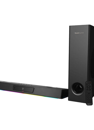 Creative Sound Blaster Katana V2X 5.1 Multi-Channel Gaming Soundbar with Compact Subwoofer, 180W Peak Power, ft Tri-Amplified 5-Driver Design, Super X-Fi Technology, and RGB Lighting