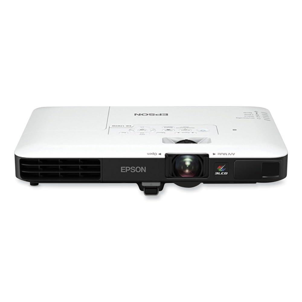 Epson PowerLite 1785W 3LCD WXGA wireless mobile projector with carrying case and fast and easy image adjustments. A bright fully equipped solution for presentations and wireless video streaming