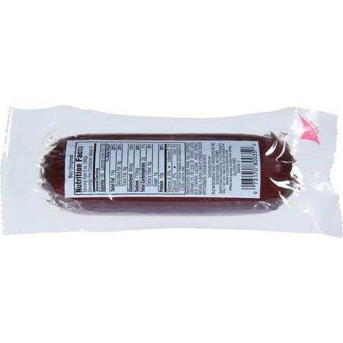 Old Wisconsin Premium Summer Sausage, 100% Natural Meat, Charcuterie, Ready to Eat, High Protein, Low Carb, Keto, Gluten Free, Original Flavor, 8 Ounce