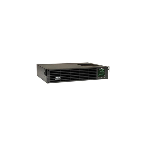 Tripp Lite SMART1500RM2UN UPS Smart 1500VA 1350W Rackmount AVR 120V Compatible with Pure Sine Wave USB DB9 Preinstalled SNMPWEBCARD 2URM - U