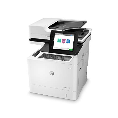 HP LaserJet Enterprise Flow MFP M634h Monochrome All-in-One Printer with built-in Ethernet & 2-sided printing (7PS95A), White