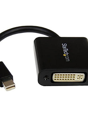 StarTech.com Mini DisplayPort® to DVI Video Adapter – DP Converter Cable – 1920 x 1200 – Passive – Adapter for Cable (Mini-DisplayPort, DVI-I, Male/Female, Black, 1920 x 1200 Pixels, 0 – 60 °C)