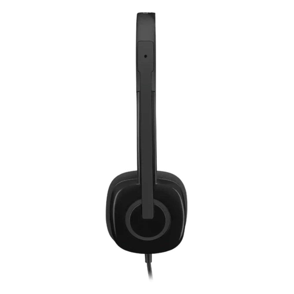 Logitech H151 Stereo Multi-Device Headset with Microphone, In-Line Controls & 3.5mm Jack