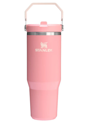 STANLEY IceFlow 2.0 Flip Straw Tumbler, 30 oz, Pink Mesa | Easy Carry Handle | Twist On Lid and Flip Up Straw | Leak Resistant Water Bottle | Insulated Stainless Steel | BPA-Free