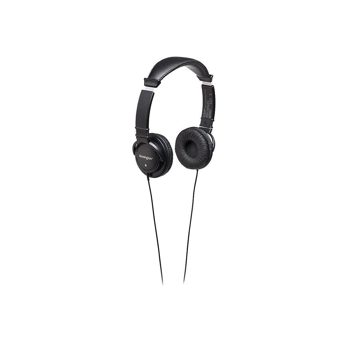 Kensington Hi-Fi On-Ear Headphones with 9-Foot Cord, 3.5mm Jack Headset (K33137)