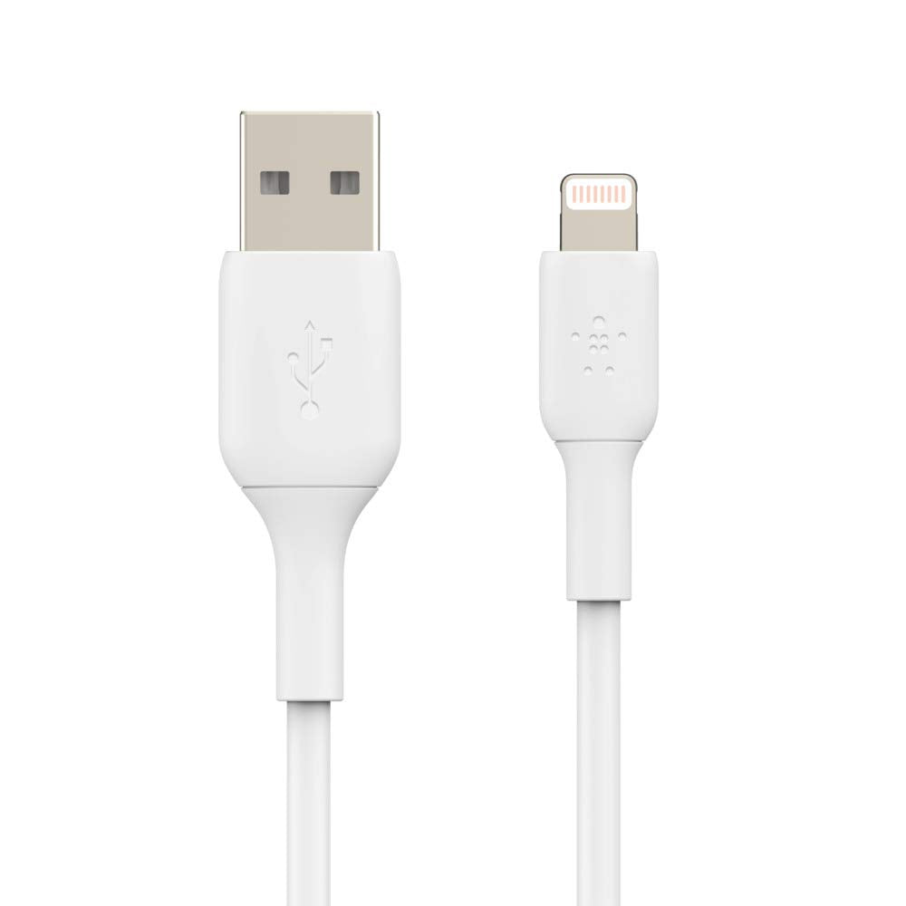 Belkin CAA001bt0MWH BOOST UP CHARGE Lightning to USB-A Cable, 6 Inches