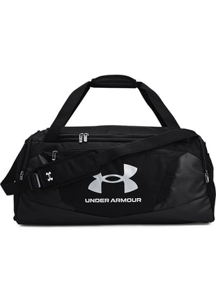 Under Armour Unisex-Adult Undeniable 5.0 Duffle, Black (001)/Metallic Silver, Medium