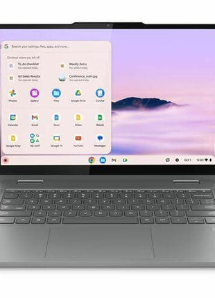 Lenovo 14IRU10 83LL000LUS 14 inch Touchscreen Convertible 2 in 1 Chromebook - WUXGA - Intel Core 5 120U - 8 GB - 256 GB SSD - English Keyboard - Luna Gray - Intel Chip - 1920 x 1200 - ChromeOS - Intel - I