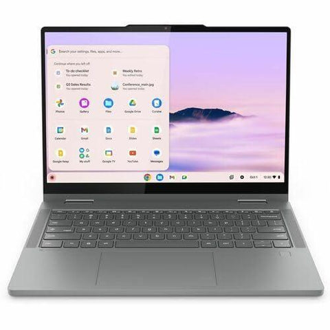 Lenovo 14IRU10 83LL000LUS 14 inch Touchscreen Convertible 2 in 1 Chromebook - WUXGA - Intel Core 5 120U - 8 GB - 256 GB SSD - English Keyboard - Luna Gray - Intel Chip - 1920 x 1200 - ChromeOS - Intel - I