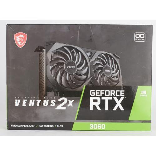 MSI Gaming GeForce RTX 3060 12GB 15 Gbps GDRR6 192-Bit HDMI/DP PCIe 4 Torx Twin Fan Ampere OC Graphics Card