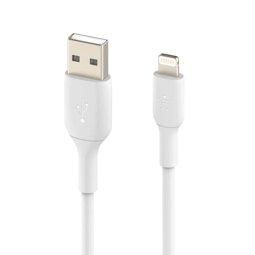 Belkin CAA001bt0MWH BOOST UP CHARGE Lightning to USB-A Cable, 6 Inches
