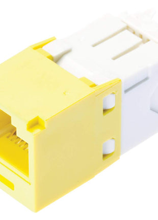 Panduit CJ688TGYL Category-6 8-Wire TG-Style Jack Module, Yellow