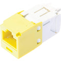 Panduit CJ688TGYL Category-6 8-Wire TG-Style Jack Module, Yellow