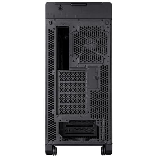 ASUS ProArt PA602 E-ATX Computer Case 420mm Radiator Support, Dual 200mm Built-in Fans, Front Panel IR dust Indicator, Power Lock Latch, Tool-Less PCIe mounting & GPU Holder, 20Gbps USB-C Front I/O