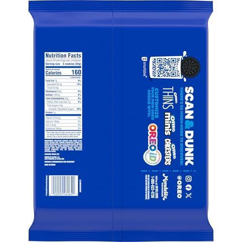 OREO Chocolate Sandwich Cookies, Party Size, 24.16 oz