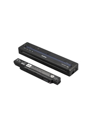 Brother PocketJet 8 Mobile Direct Thermal Printer - Monochrome - Portable - Label Print - USB - Bluetooth - Battery Included - 8.50" Print Width - 3 in/s Mono - 200 dpi - for iOS, Android, PC, SP
