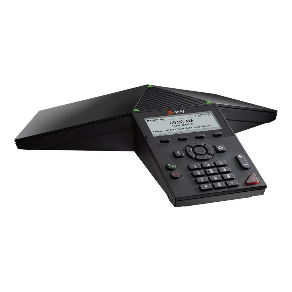 Polycom Poly Trio 8300 IP Conference Station - Corded/Cordless - Corded/Cordless - Bluetooth, Wi-Fi - Black - TAA Compliant