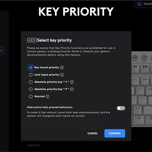Logitech G PRO X TKL Rapid Tenkeyless Wired Gaming Keyboard with Magnetic Analog Switches, RGB - White, PC Gaming Keyboards, Pro