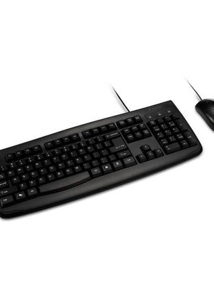 Kensington Pro Fit Washable Wired Desktop Set (K70316US) | Wipeable easy-clean keyboard and mouse, USB plug-and-play, hygienic shared-workstation design