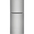 Frigidaire 10.1 Cu. Ft. Compact ADA Top Freezer Refrigerator in Brushed Steel with Electronic Control Panel, Reversible Door Swing, ENERGY STAR