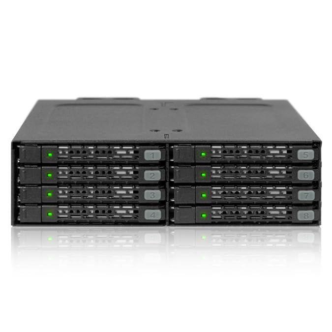 ICY DOCK ToughArmor MB998SP-B Drive Enclosure Internal, Matte Black