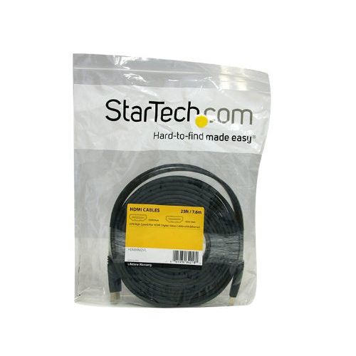 STARTECH.COM 25 FT Flat HIGH Speed HDMI Cable with ETHERNET - HDMI - M/M