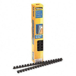 Plastic Comb Bindings, 55 Sheet Capacity, 25 Combs/Pack [Set of 3]