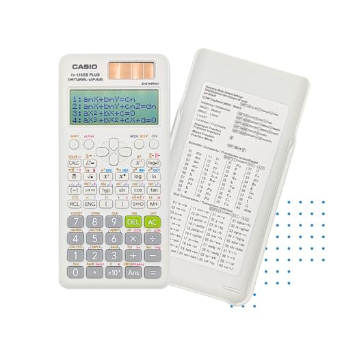 Casio fx-115ES Plus 2nd Edition – Advanced Scientific Calculator | 280+ Functions, Natural Textbook Display℠ | Ideal for Math, Science, Engineering & Statistics