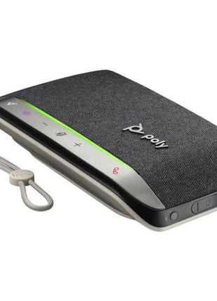Poly - Sync 20 USB-C Personal Smart Speakerphone (Plantronics) - Connect to Cell Phone via Bluetooth and PC/Mac via USB-C Cable - Works with Teams (Certified), Zoom & More,Black