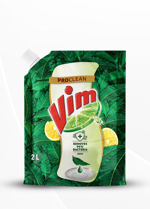 Vim Dishwash Anti Bac Liquid | Neem | 2 L