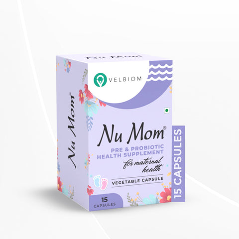 Velbiom Nu Mom Probiotic Health Supplement For Pregnant Women 15 Capsules