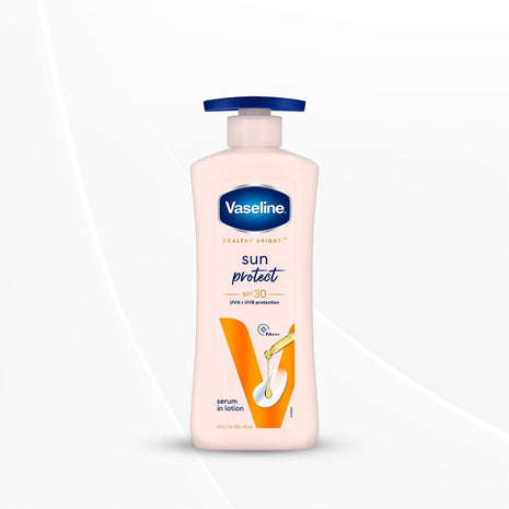 Vaseline Healthy Bright Sun Protection Body Lotion SPF 30 Daily Moisturizer for Dry Skin 400 ml