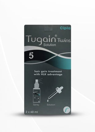 Tugain Twins 5% W/V Topical Solution 60 ml