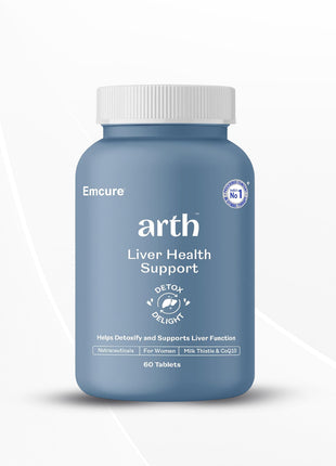 Arth Liver Support & Detox Supplement | Supports Fatty Liver Detox & Metabolism 60 Veg Tablets