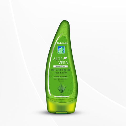 ASTABERRY Aloe Vera Gel - Skin Healing Gel Face & Body, 100 ml