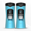 Axe Body Wash Ice Chillin' - Iced Mint & Lemon Scent - 473 ml Pack of 2