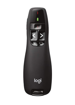 Logitech Wireless Presenter R400, PowerPoint Clicker with Laser Pointer, Wireless Presentation Clicker Remote