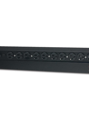 APC Rack Mount PDU, Basic 100V-120V/15A, (10) Outlets, 1U Horizontal Rackmount (AP9562)