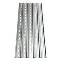 International Connector T&G 5 Pieces DIN Rail Slotted Aluminum RoHS 35mm Wide 7.5mm High (16