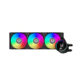 PCCOOLER CPU Cooler ARGB with LCD Digital Display, 360mm Radiator, 3 Silent ARGB PWM Fans, Compatible with Intel LGA 20XX/1851/1700/1200/115X & AMD AM5/AM4(DA360 PRO Digital)