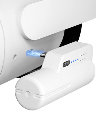 Battery Pack for Meta Quest 3/3S/2 - 18W Fast Charging Extended Battery with LCD Display - Lightweight VR Accessories Compatible with Oculus Quest 2/3/3S - 5000mAh Portable Battery Extra 1-2H Palytime
