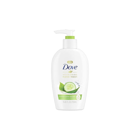 Dove Cucumber & Green Tea Hand Wash 250 ML | Sensitive skin | Moisturized and Nourishing| Refreshing Moisture for Soft, Clean Hands