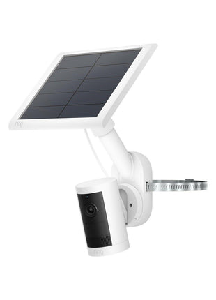 All-New Ring Pole and Wall Mount for Cameras and Solar Panels, White