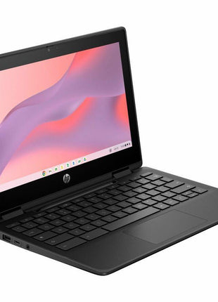 HP Fortis Flip G1m 11.6 inch Touchscreen Convertible 2 in 1 Chromebook - HD - Octa-core (ARM Cortex A76 + Cortex A55) - 32 GB Flash Memory - English Keyboard - Jet Black - MediaTek Kompanio 520 Chip - 136