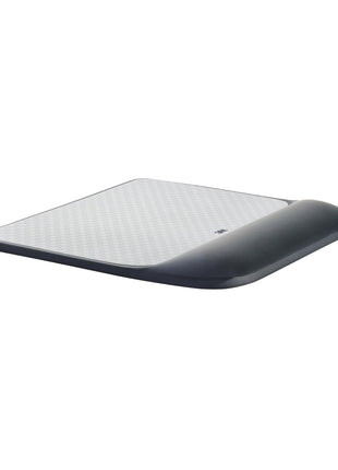 3M Precise Mouse Pad with Gel Wrist Rest, Soothing 3M Gel Technology and Satin Smooth Cover for All Day Comfort, Optical Mouse Performance and Battery Saving Design (MW85B), Extended, Black