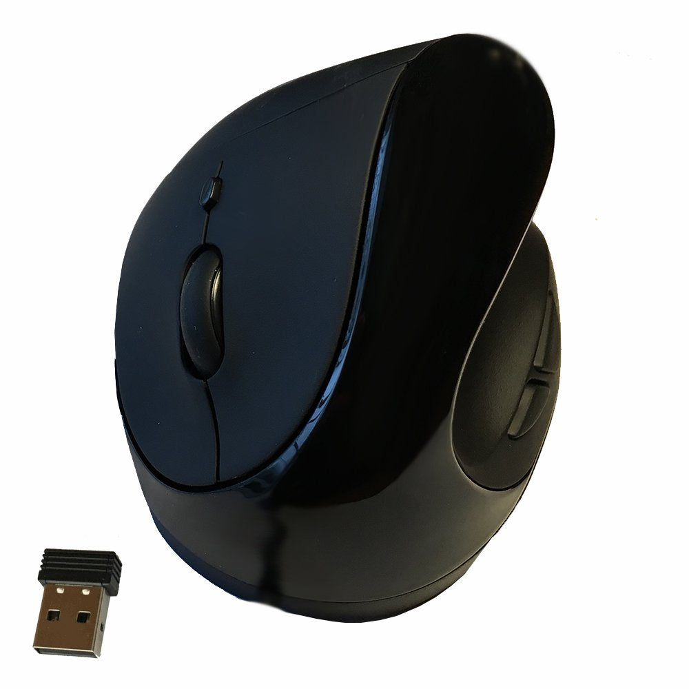 Comfi II Wireless Ergonomic Computer Mouse EM011-BKW, Black