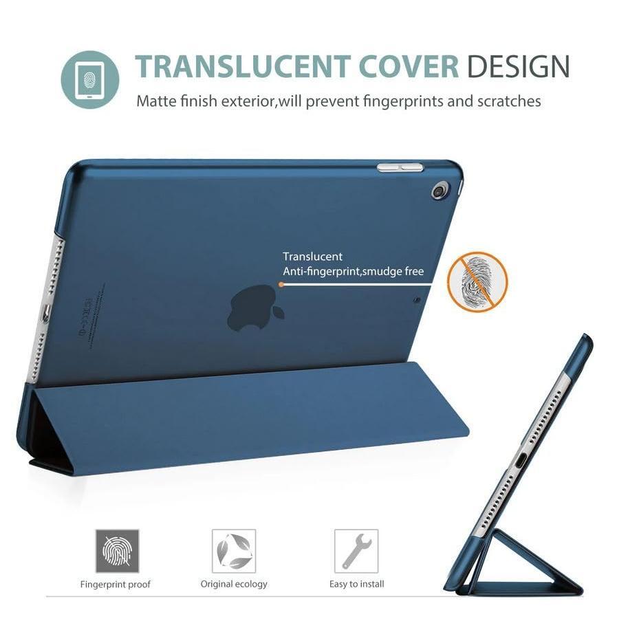 ProCase for iPad 9th/ 8th/ 7th Generation Case 10.2 Inch (2021/2020/2019 Release), 10.2 iPad Case 9th/ 8th/ 7th Gen Cover, Slim Smart Cover with Translucent Hard Shell Back -Black